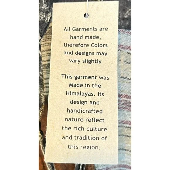 Y2k Boho Patchwork Harem Pants 29” Hippie Drop Crotch Summer Festival Gypsy - Picture 13 of 13